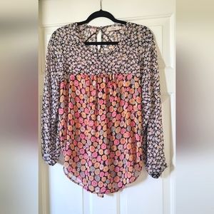 Floral Print Maternity Blouse